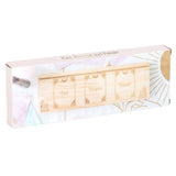 Soporte de Tarot Pasado Presente Futuro – Madera Natural Esotérica