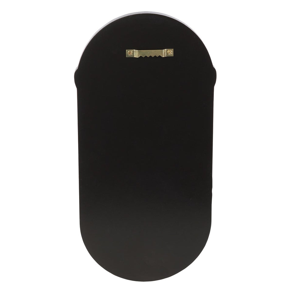 Estantería Altar con Polilla Negra – Decoración Espiritual en Madera