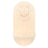 Estantería Altar 'Let Me Consult My Crystals' – Madera Natural Mística