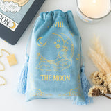Bolsa Terciopelo Tarot 'La Luna': Intuición, Sueños y Misterio Psíquico Esotergia