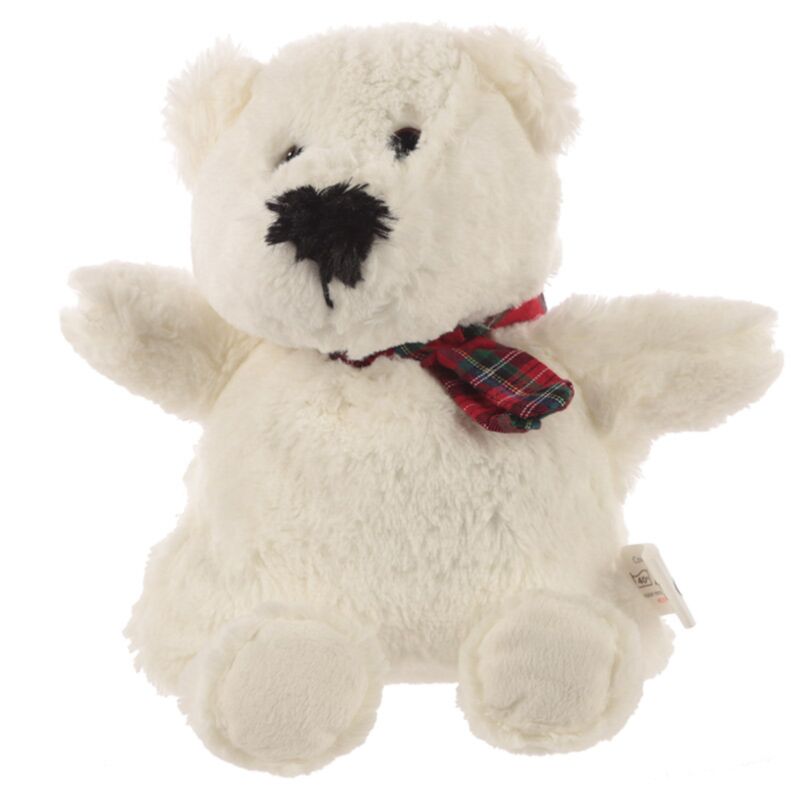 [PREVENTA] Peluche Térmico de Semillas y Lavanda: Oso Polar Protector Esotergia Tienda