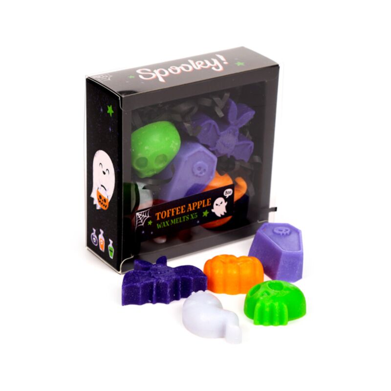 Set de 5 Ceras Artesanales "Espeluznante Halloween" | Magia de Otoño y Transformación Esotergia
