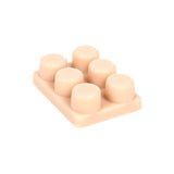 Set de 6 Ceras Artesanales Madera de Teca y Jazmín | Equilibrio, Sensualidad y Paz Interior Esotergia