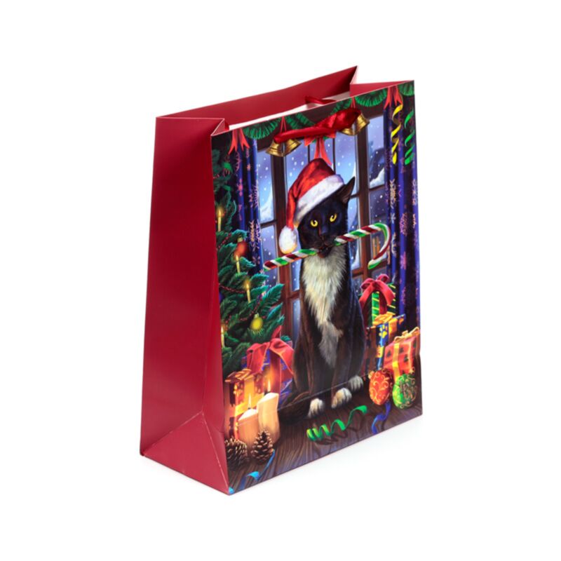 Bolsa de Regalo Navidad Gato Krampus de Lisa Parker | Misterio y Magia de Yule Esotergia Tienda