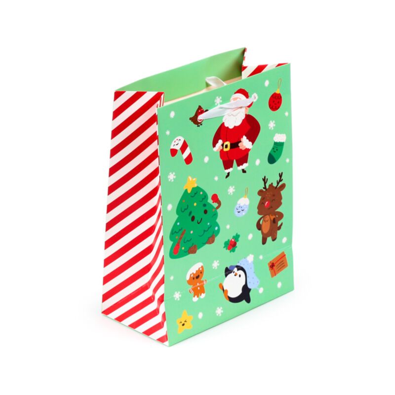 Bolsa de Regalo Navidad Jingle Bunch Mediana | Alegría, Alta Vibración y Magia Festiva Esotergia Tienda