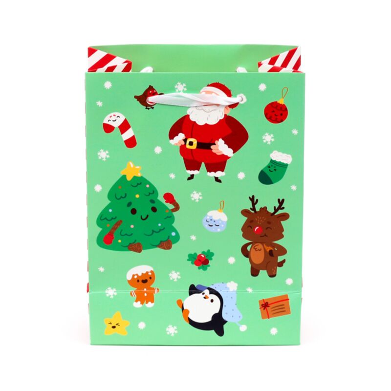 Bolsa de Regalo Navidad Jingle Bunch Mediana | Alegría, Alta Vibración y Magia Festiva Esotergia Tienda