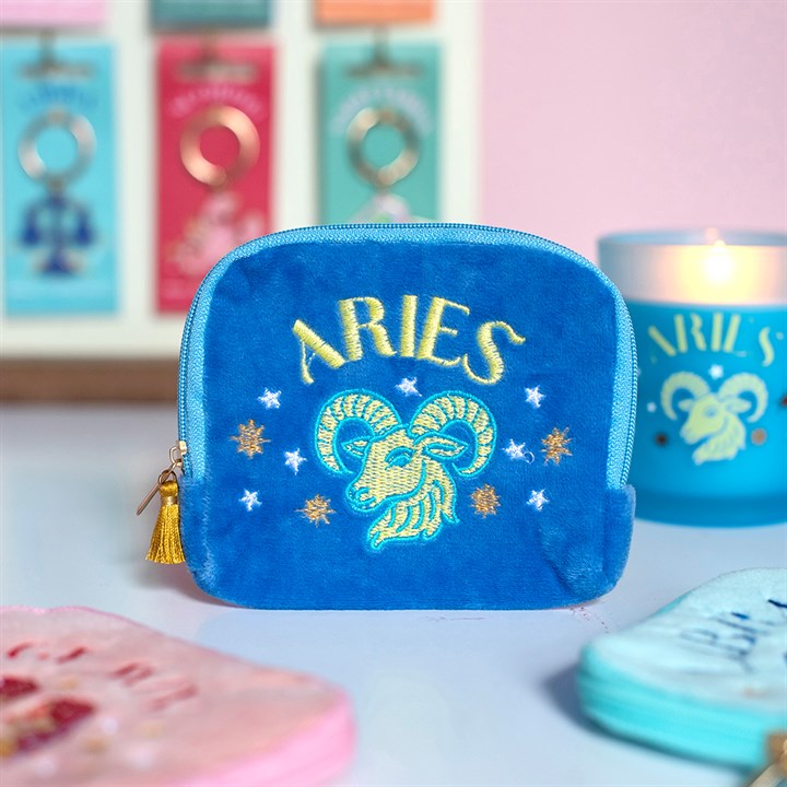 Bolsa de Terciopelo Bordada con tu Signo del Zodiaco | Magia y Protección Astrológica Esotergia