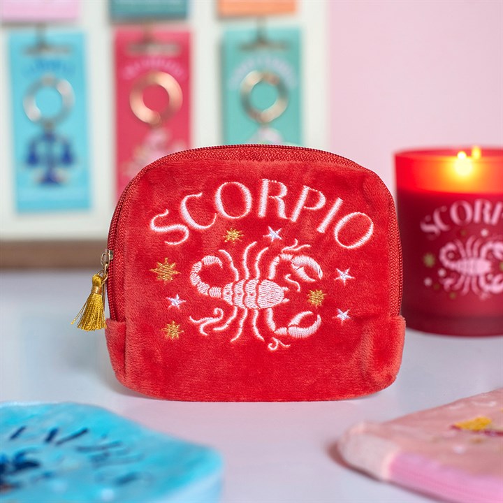 Bolsa de Terciopelo Bordada con tu Signo del Zodiaco | Magia y Protección Astrológica Esotergia