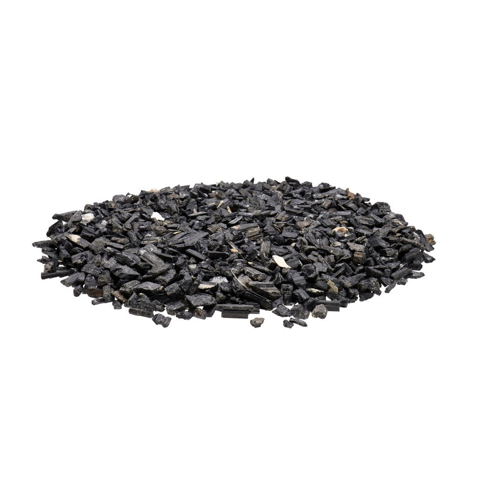 Chips de Turmalina Negra Natural – Protección Energética y Limpieza del Aura | Pack 30 g | Origen Brasil