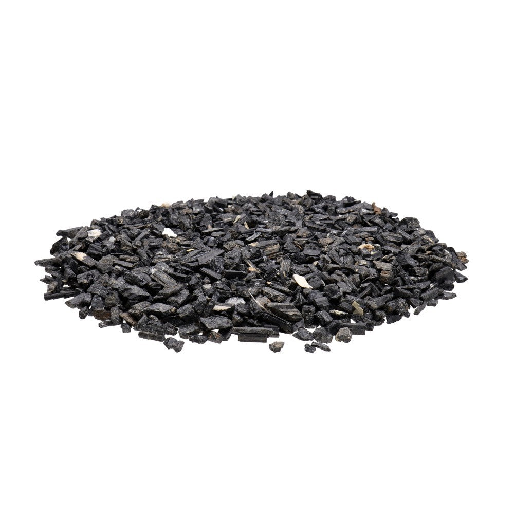 Chips de Turmalina Negra Natural – Protección Energética y Limpieza del Aura | Pack 30 g | Origen Brasil