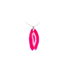 Colgante de Ágata Fucsia (Baño de Plata) | Vitalidad, Pasión y Equilibrio Merlin Tienda