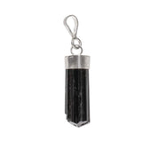Colgante Turmalina Negra Catedral | Escudo Protección Plata 925 Merlin Tienda