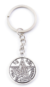 Chaveiro Tetragrammaton | estrela de davi 