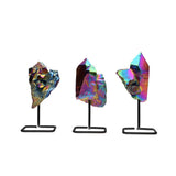Peana de Cuarzo Aqua Aura Titanio (Brasil) | Vitalidad y Alineación Esotergia Tienda