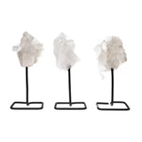 Peana Drusa de Cuarzo Blanco Natural (Brasil) – Luz, Claridad y Purificación Esotergia Tienda
