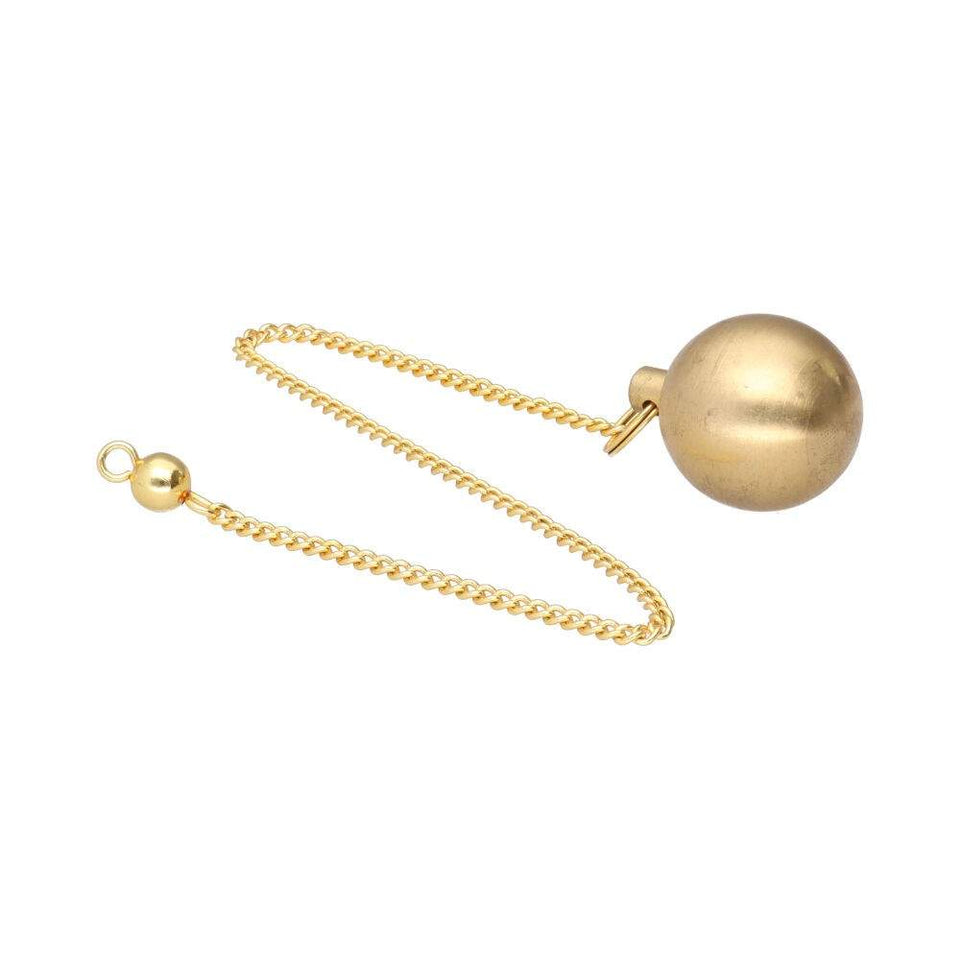 Péndulo Esfera de Bronce | Herramienta de Radiestesia de Alta Precisión Esotergia