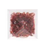 Pirámide Orgonita de Granate en Resina con Espiral (3 x 3 cm) | Vitalidad y Transmutación Esotergia