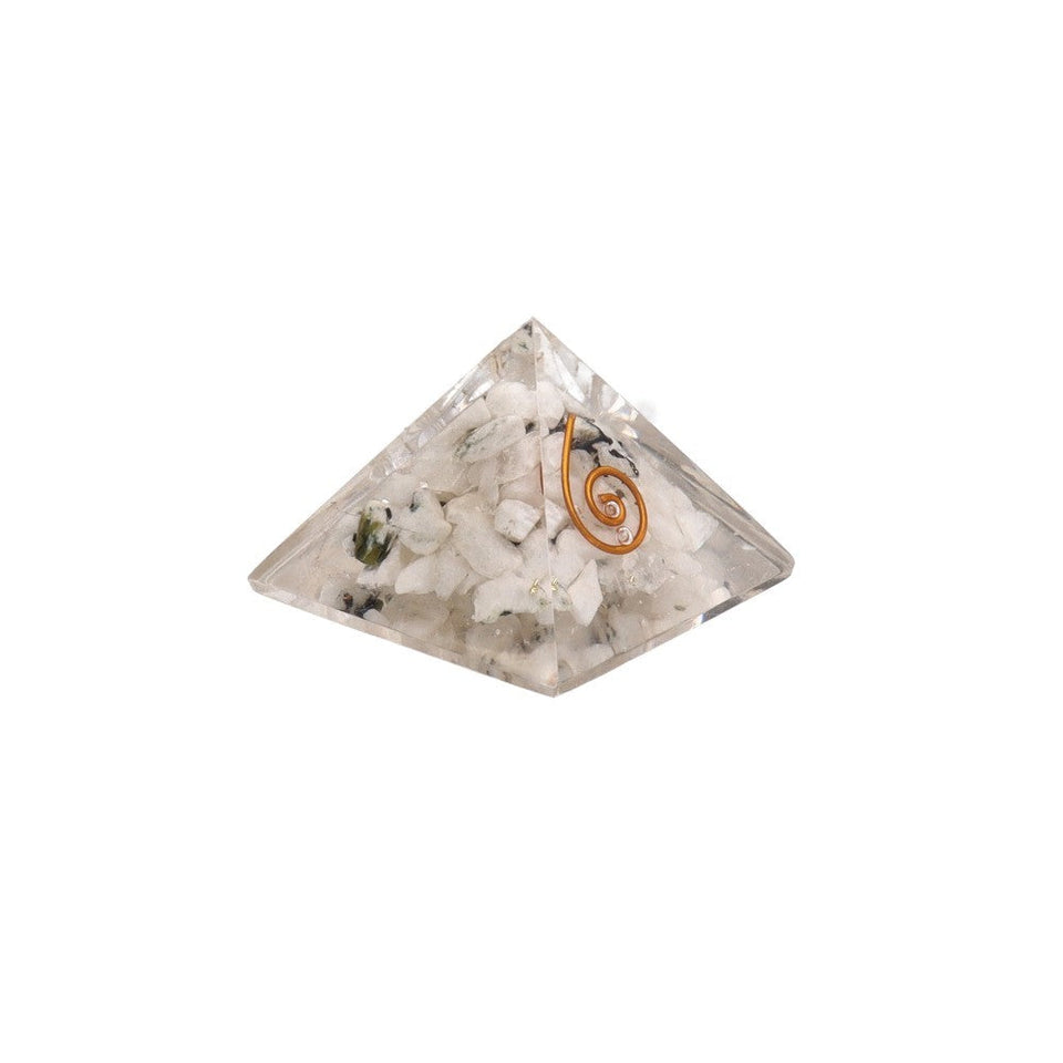 Piramide Orgonite Piedra Luna Esotergia