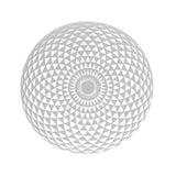 Placa Circular de Selenita Geometría Sagrada (10cm) | Purificación y Recarga Energética Esotergia