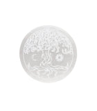Placa Circular de Selenita Sol y Luna Extra | Equilibrio Cósmico y Purificación Esotergia