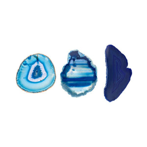 Placa de Ágata Azul Mediana – Decoración y Energía Espiritual