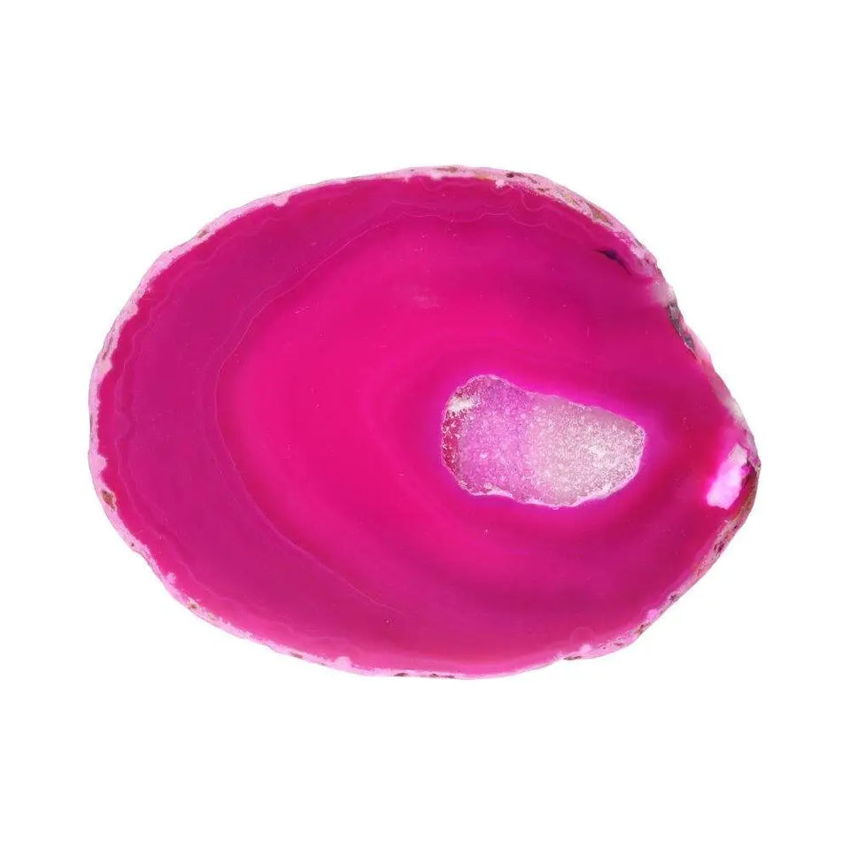 Placa de Ágata Fucsia – Energía Vibrante y Decoración Espiritual Esotergia