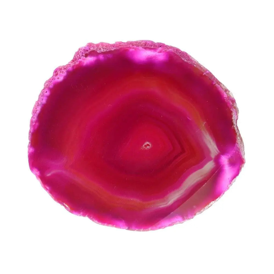 Placa de Ágata Fucsia – Energía Vibrante y Decoración Espiritual Esotergia