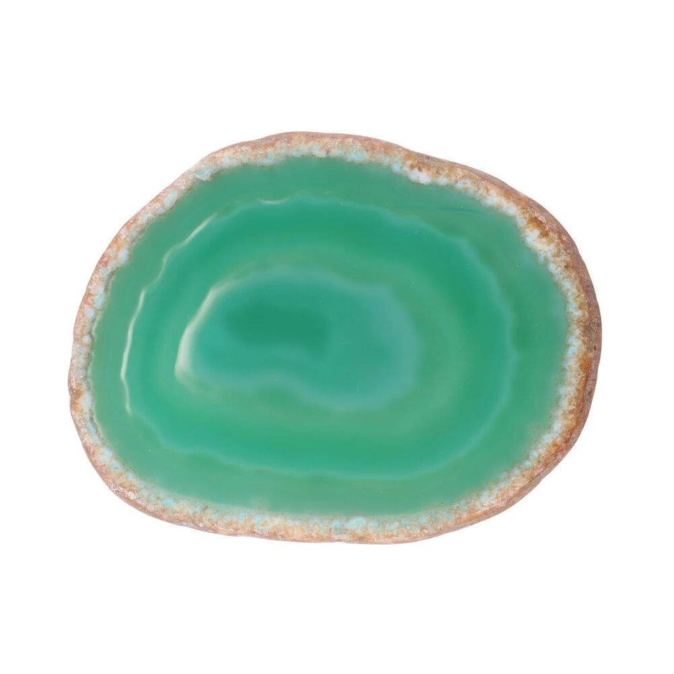 Placa de Ágata Verde – Armonía y Energía Natural para tu Espacio