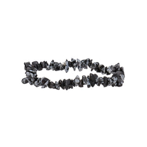 Nevada Obsidian Chip Bracelet