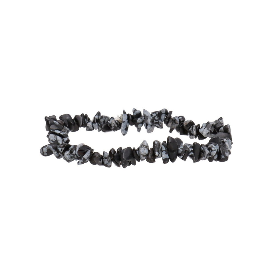 Nevada Obsidian Chip Bracelet