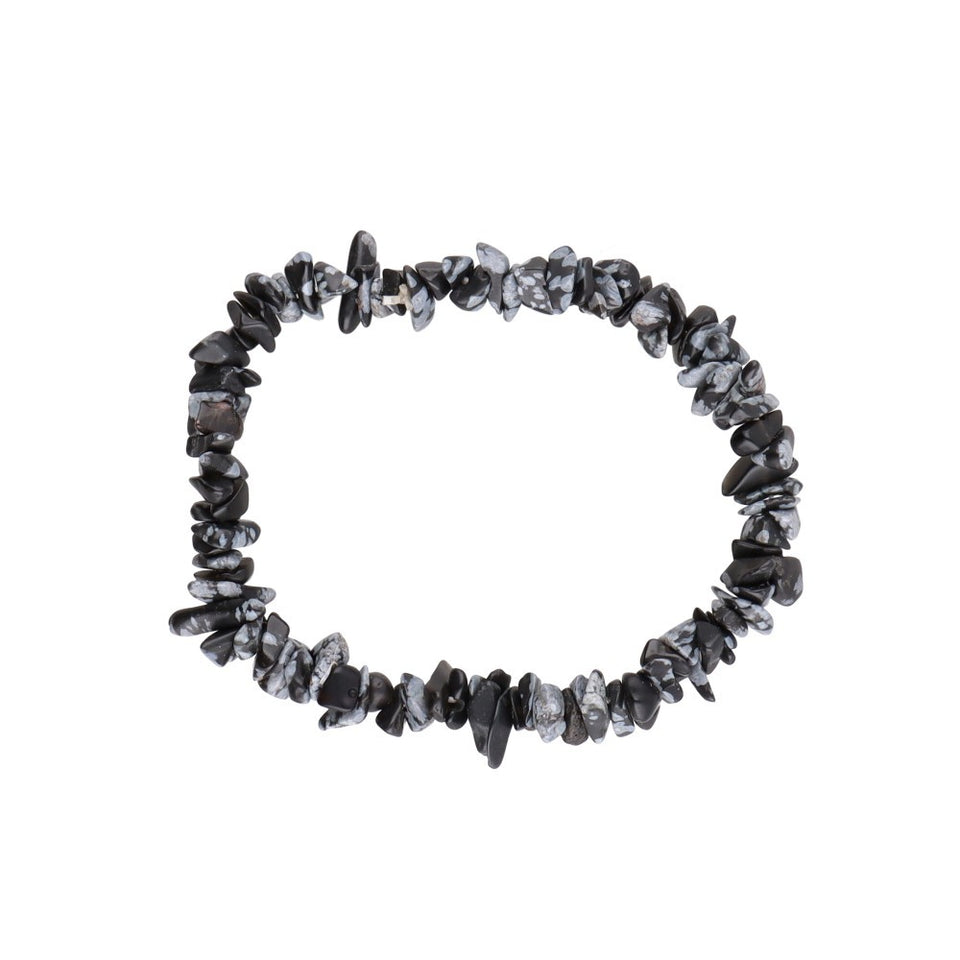 Nevada Obsidian Chip Bracelet