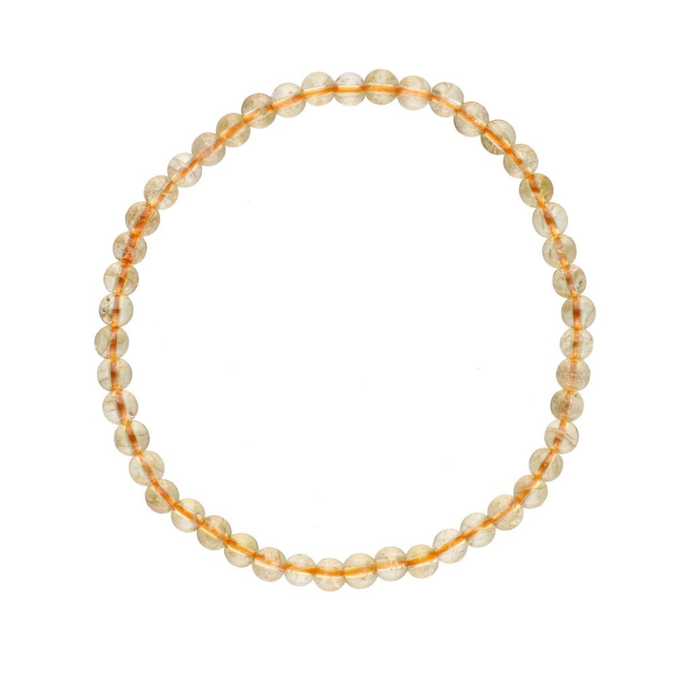 Pulsera de Citrino Calentado (Brasil) | Abundancia, Éxito y Energía Solar Esotergia