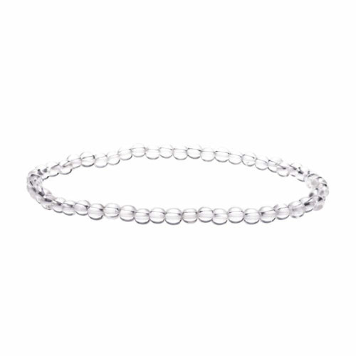 Pulsera de Cuarzo Blanco 4mm: Energía Pura y Amplificadora