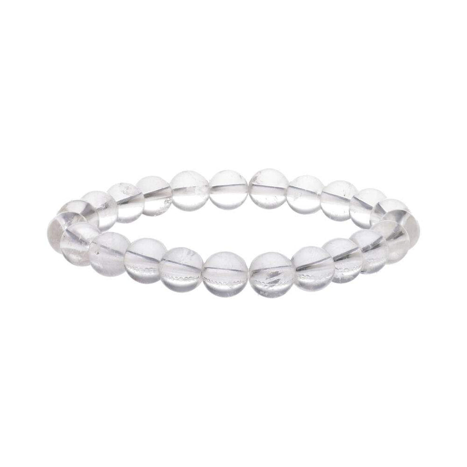 Pulsera de Cuarzo Blanco 4mm o 8mm: Energía Pura y Amplificadora Esotergia