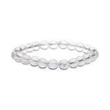Pulsera de Cuarzo Blanco 4mm o 8mm: Energía Pura y Amplificadora Esotergia