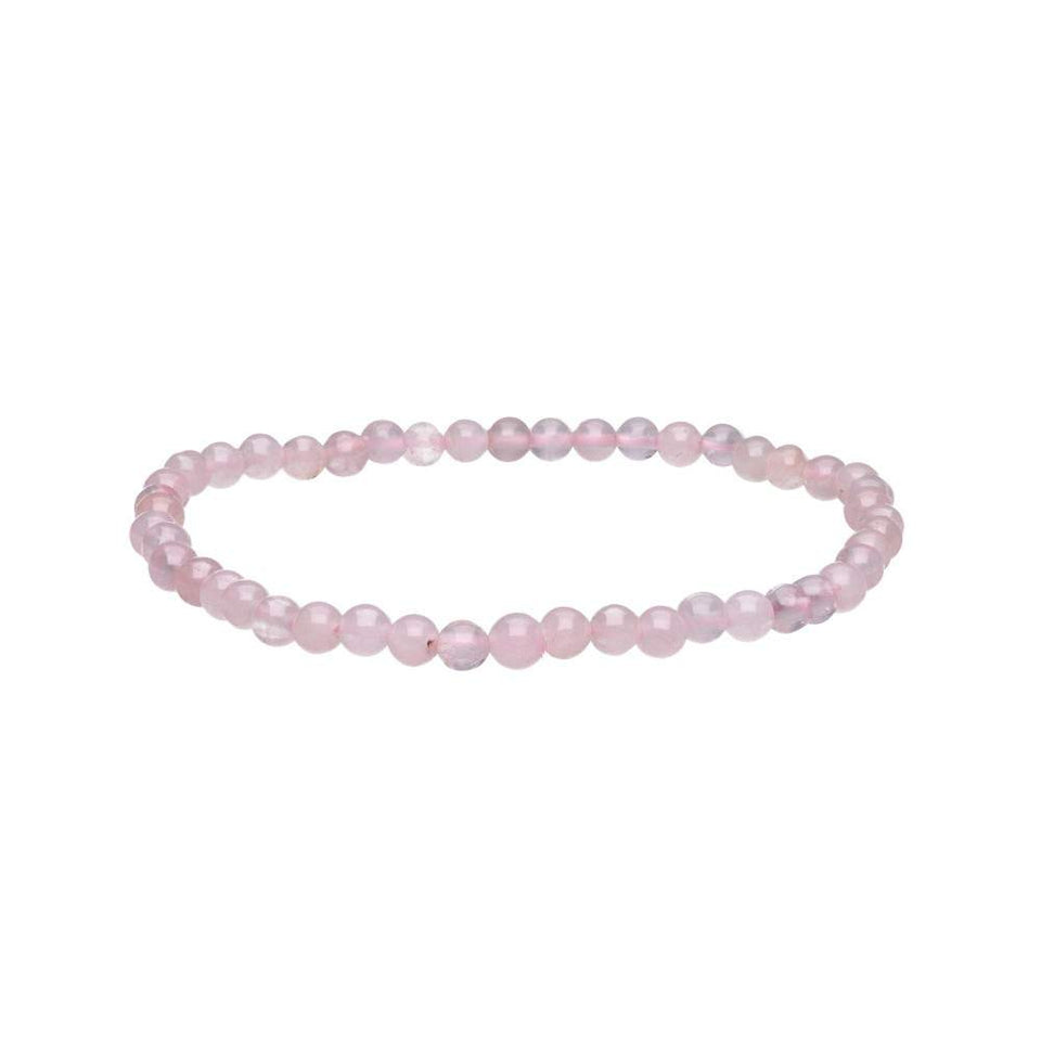 Pulsera Elástica de Cuarzo Rosa - Amor Propio, Paz Interior y Sanación Emocional Esotergia