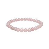 Pulsera Elástica de Cuarzo Rosa - Amor Propio, Paz Interior y Sanación Emocional Esotergia
