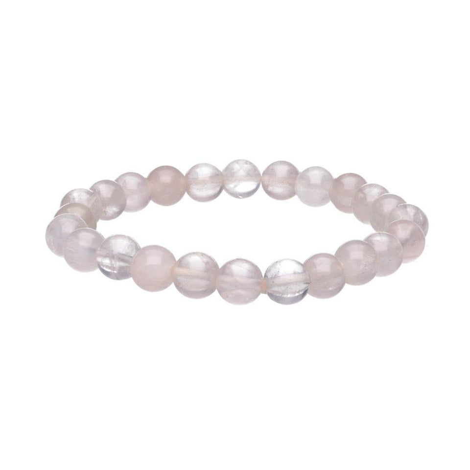 Pulsera Elástica de Cuarzo Rosa - Amor Propio, Paz Interior y Sanación Emocional Esotergia