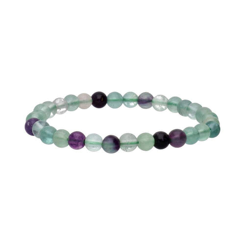 Pulsera de Fluorita de 6mm - Equilibrio, Claridad Mental y Protección