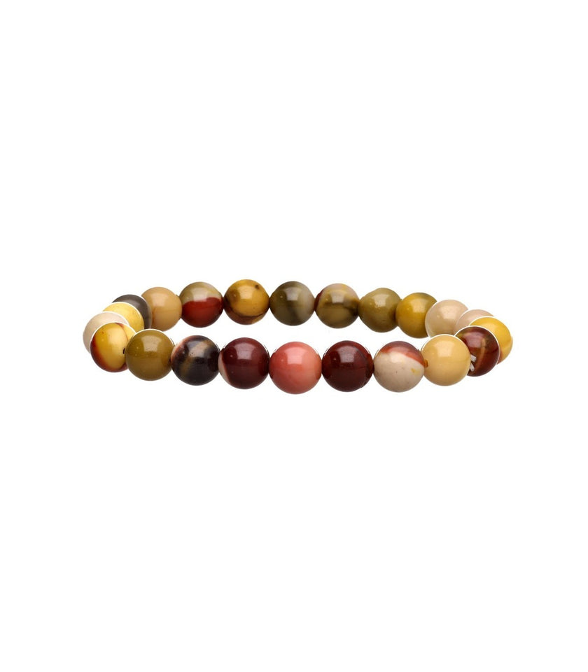Pulsera de Jaspe Mokaita Natural (8 mm) | Vitalidad, Enraizamiento y Nuevos Comienzos Esotergia Tienda