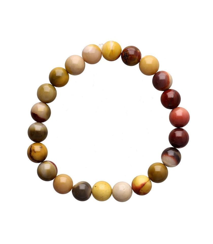 Pulsera de Jaspe Mokaita Natural (8 mm) | Vitalidad, Enraizamiento y Nuevos Comienzos Esotergia Tienda