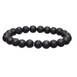 Pulsera de Lava Volcánica (Elige 4mm, 6mm, 8mm) | Enraizamiento, Fuerza y Difusor de Aromas | Esotergia