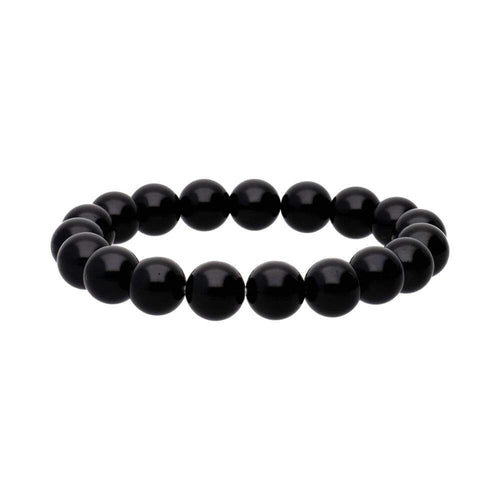 Pulsera de Obsidiana Negra 10mm - Protección y Transformación Personal