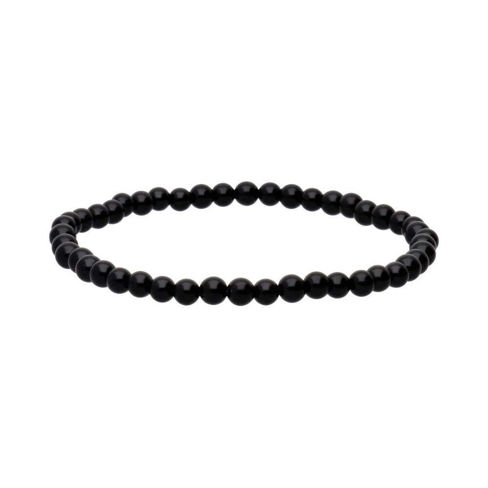 Pulsera de Obsidiana Negra 4mm - Protección y Transformación Personal