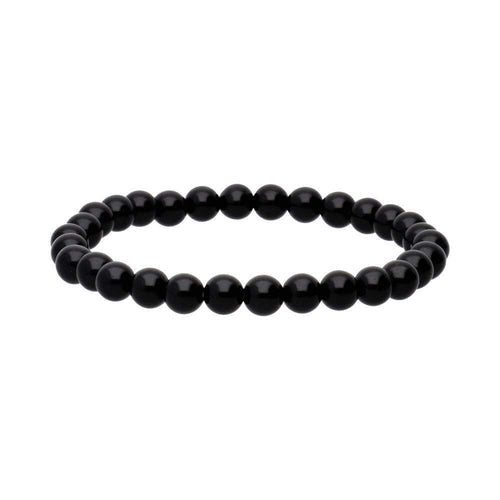 Pulsera de Obsidiana Negra 6mm - Protección y Transformación Personal