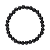 Pulsera de Obsidiana Negra 6mm - Protección y Transformación Personal