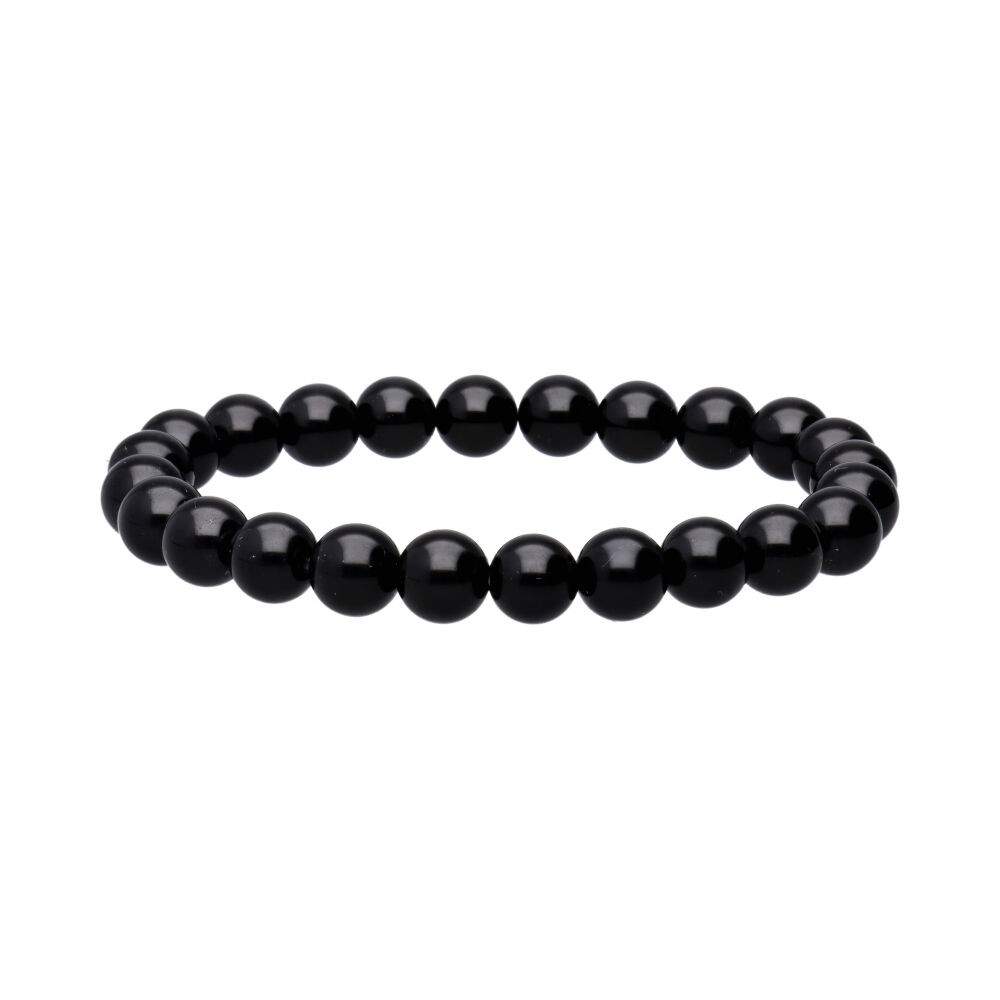 Pulsera de Obsidiana Negra 8mm - Protección y Transformación Personal