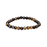Pulsera Ojo de Halcón 6 mm – Piedra Natural de Intuición y Energía | Hecha en Brasil