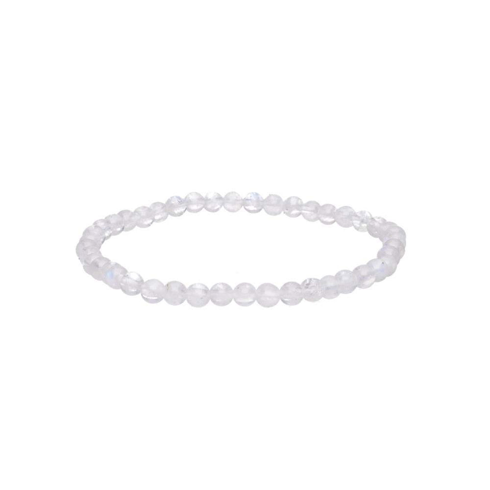 Pulsera de Piedra Luna Natural – Elige 4 mm, 6 mm u 8 mm Esotergia Tienda