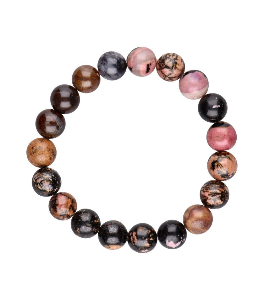 Pulsera de Rodonita Natural | Sanación Emocional y Amor Propio Esotergia Tienda